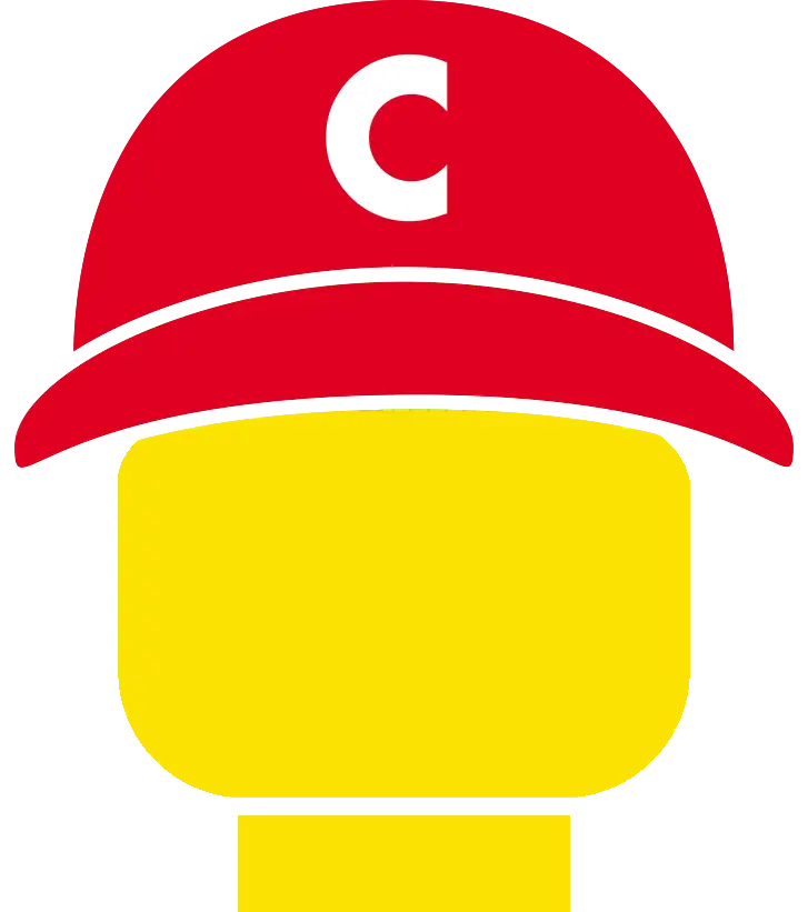 brick character in red hat